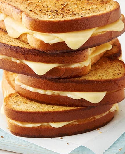 Grilled Three-Cheese Sandwiches