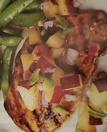 Pan-Grilled Chicken with Fresh Plum Salsa