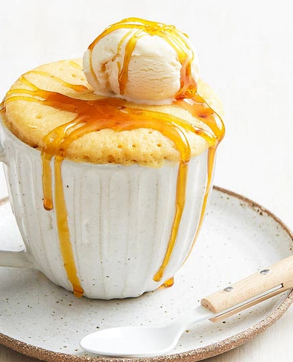 Golden syrup microwave mug cake recipe