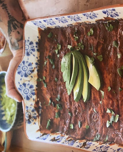 SWEET POTAto enchiladas