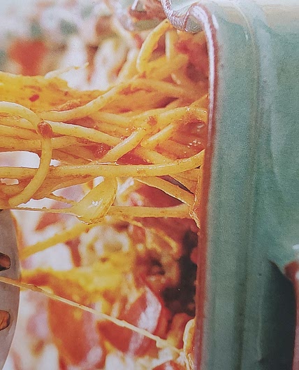 Pizza Spaghetti Casserole