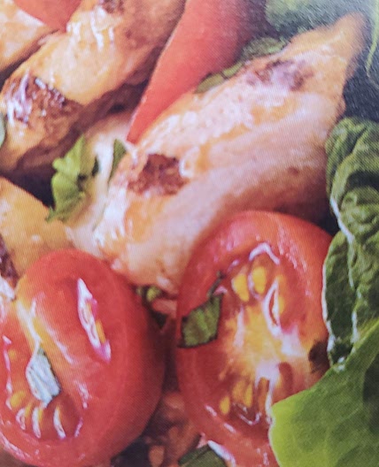 Balsamic Mozzarella Chicken Salad