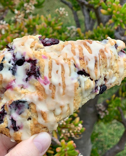 Vegan Blueberry Scones