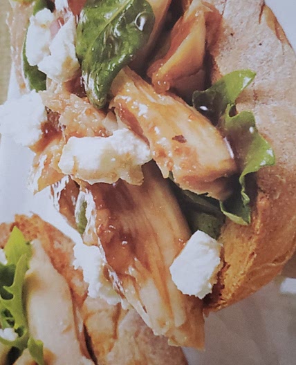 Chicken-Fig Crostini