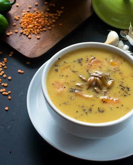 Caribbean Pumpkin Lentil Soup