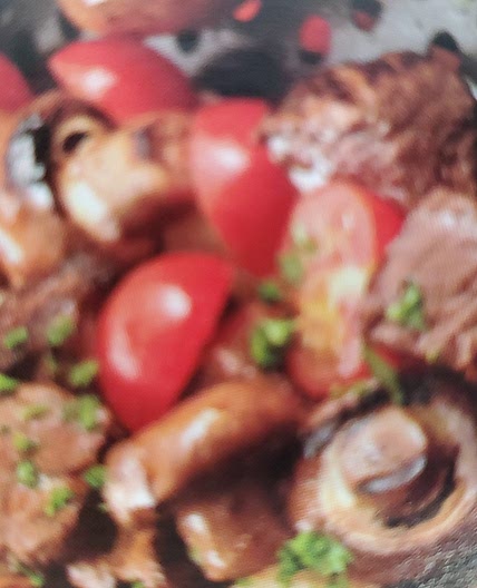 Grilled Veggies and Steak