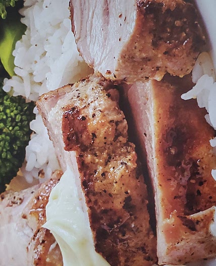 Ginger Pork with Wasabi Aioli