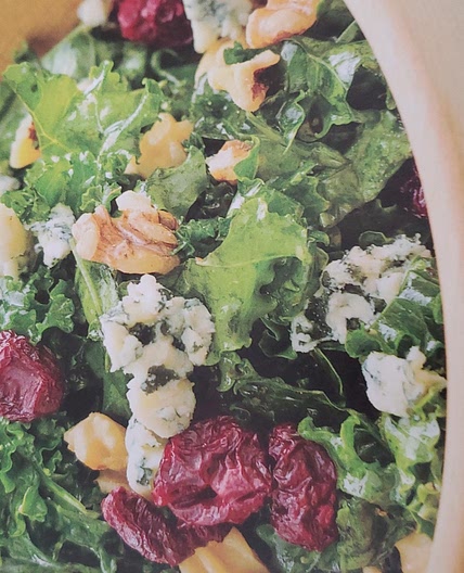 Cherry-Walnut Kale Salad