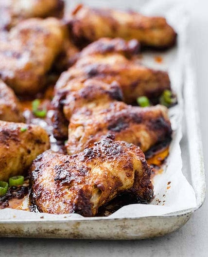 Crispy BBQ Keto Chicken Wings