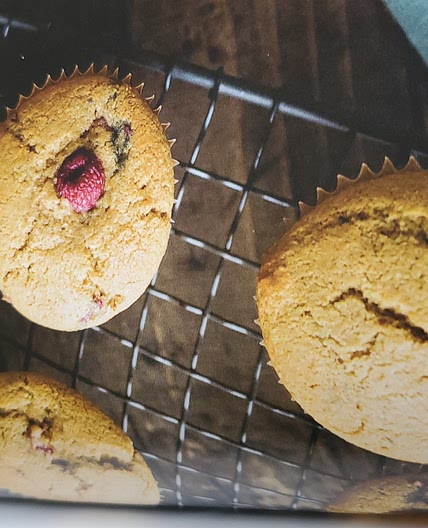 Whole Wheat Lemon Raspberry Muffins
