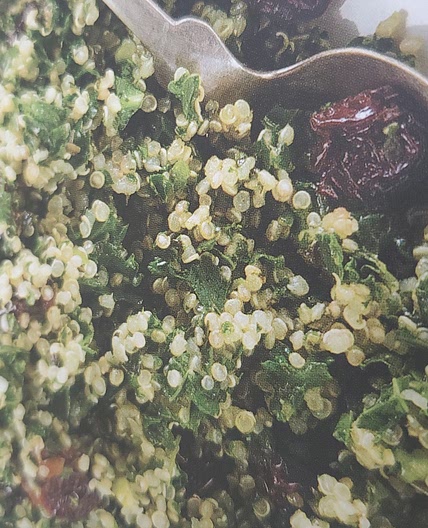 Kale and Quinoa Salad with Dried Cherries