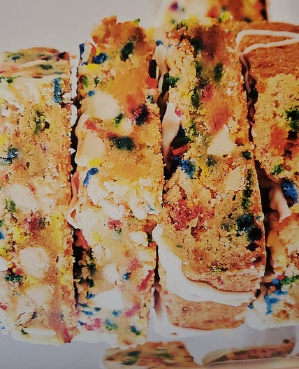 Birthday Cake Blondies