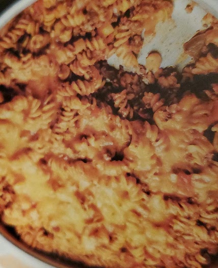 One-Skillet Beefy Enchilada Noodle Casserole