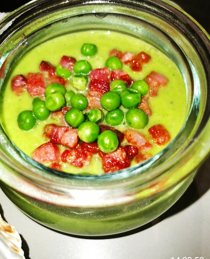 Crème de petits pois
