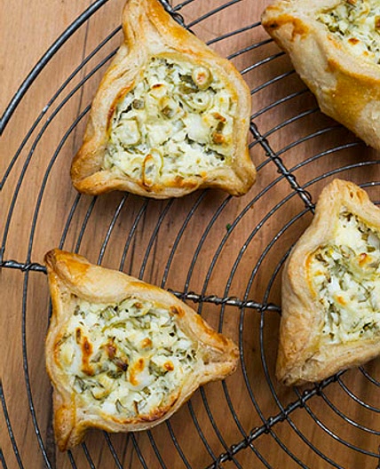 Savory Persian Herb and Cheese Hamantaschen