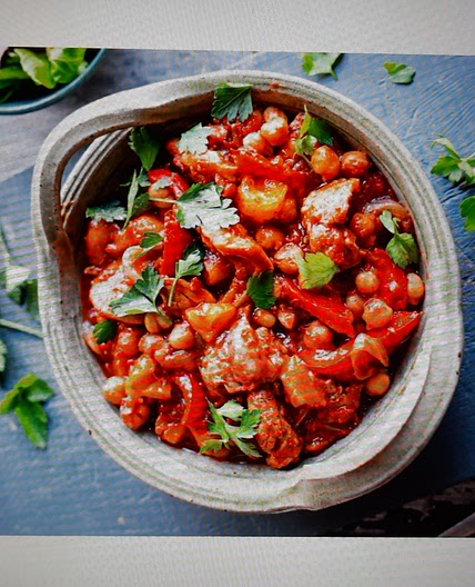 Easy chicken tagine