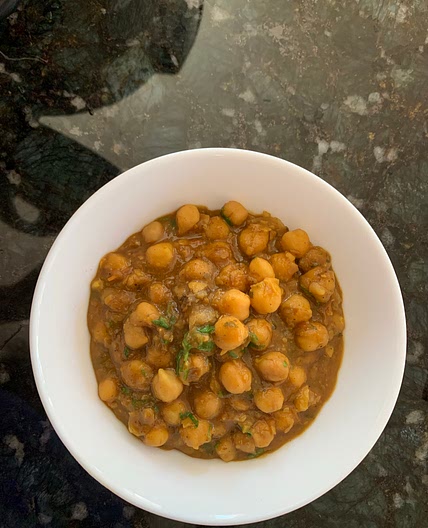 Chole - chickpea curry