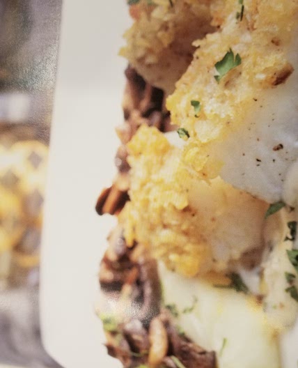 Potato Chip Crusted Sea Bass