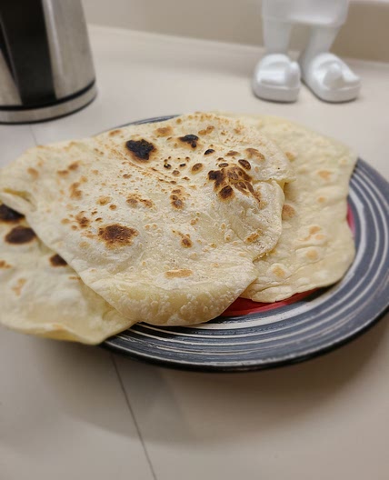 Quick flatbread