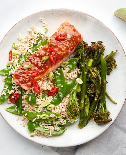 MC - Miso Glazed Salmon with Broccoli & Brown Rice