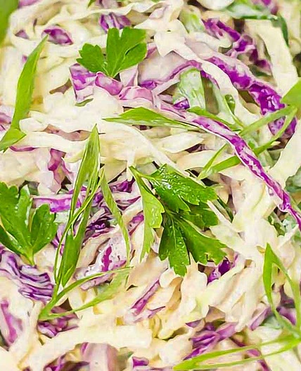 Keto Coleslaw & Creamy Dressing