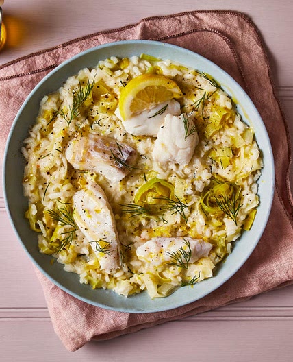 G - Easy One-Pot Haddock & Leek Risotto