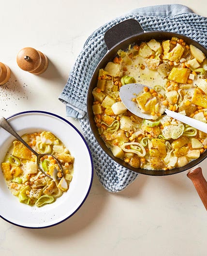 G - One-Pot Smoked Fish, Leek & Sweetcorn Chowder