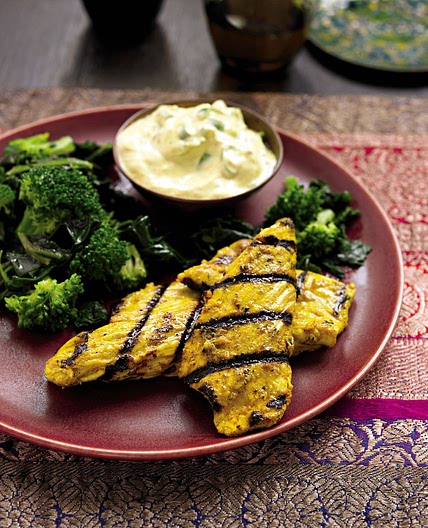 Tandoori Turkey with Curried Yogurt Sauce