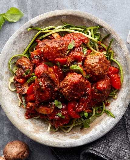 MC - Italian meatballs & courgetti
