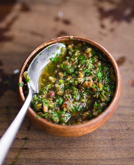 Walnut Salsa Verde - Paleo, Whole30