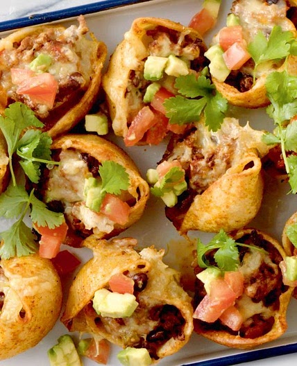 Air fryer pasta tacos recipe