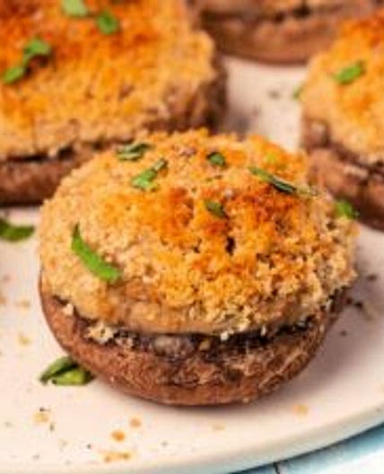Vegan Stuffed Mushrooms