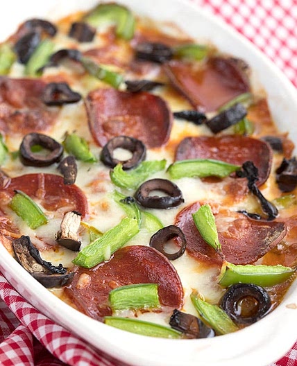 Crustless Pizza for Two