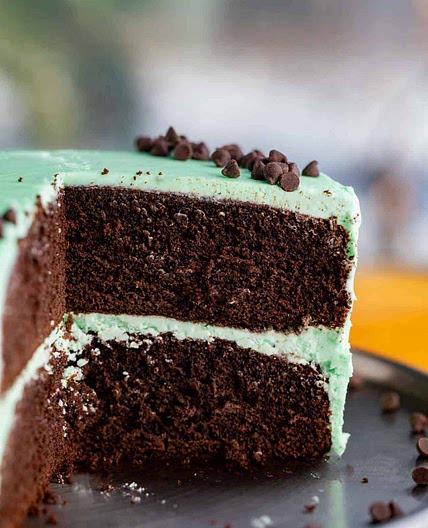 Mint Chocolate Cake (Grasshopper Cake)