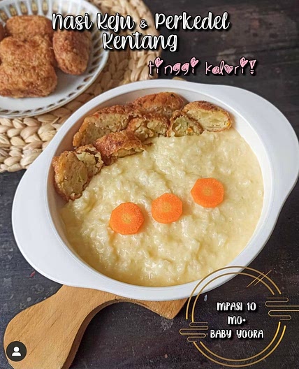 Nasi Keju & Perkedel Kentang