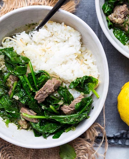 Spinach and Beef Stew