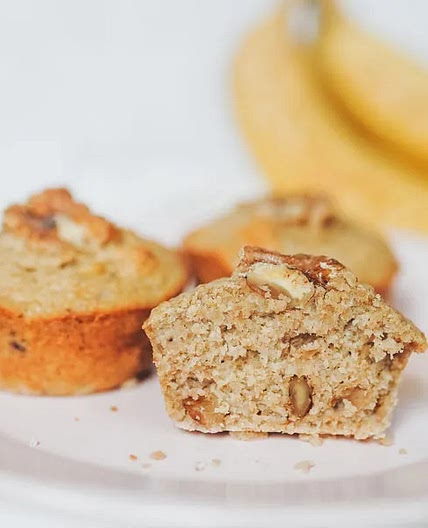 Gluten-Free Banana Walnut Muffins
