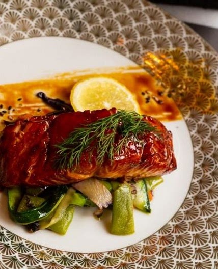 Salmon With Soy Sauce & Honey