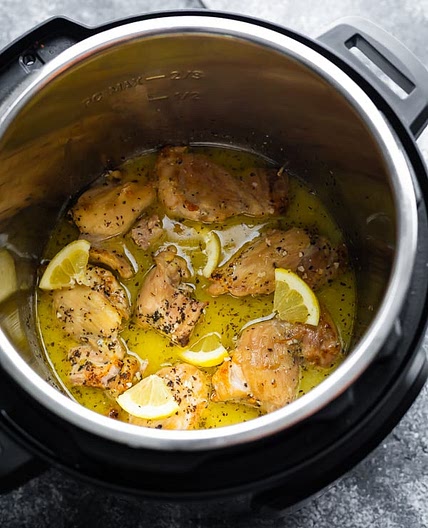 Instant Pot Lemon Garlic Chicken/Freezer Meal