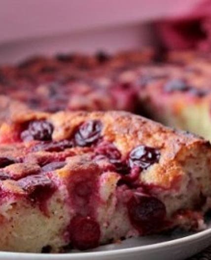 Semolina Pudding with Cherries Poltava