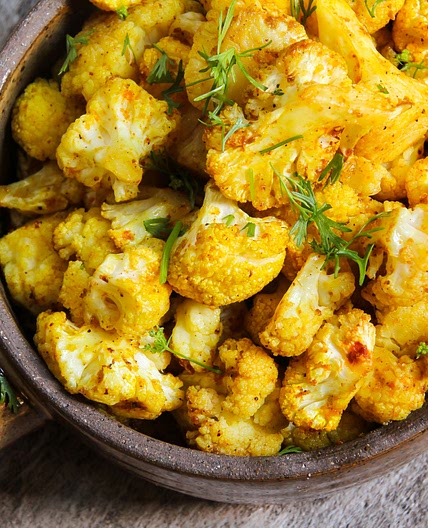 Moroccan Cauliflower with Preserved Lemon and Olives