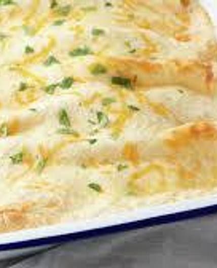 Creamy Chicken Enchiladas