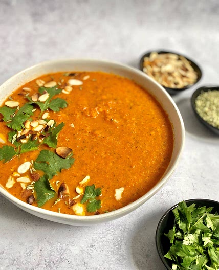 Caramelized Carrot Soup with Fennel