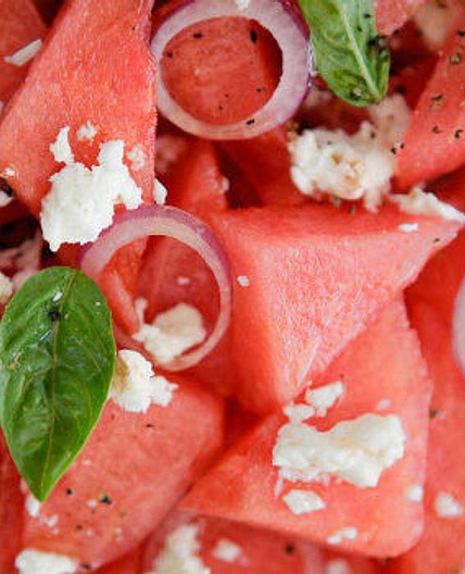 Watermelon and Feta Salad With Mint