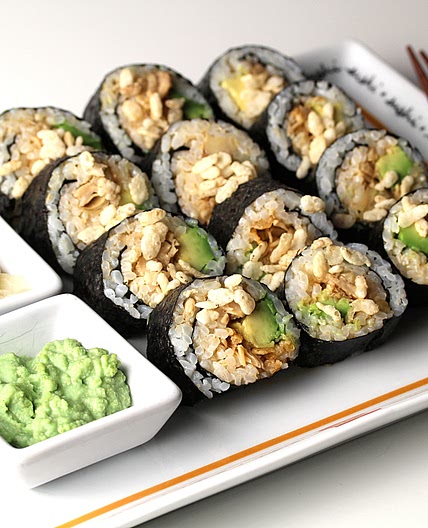 Spicy Jackfruit Sushi [V + GF]