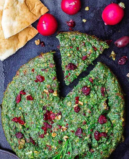 Kuku Sabzi: Baked Persian Herb Omelet