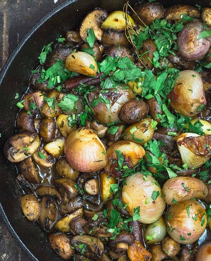 Shallot Garlic Mushroom Recipe