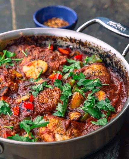 Easy Chicken Cacciatore Recipe