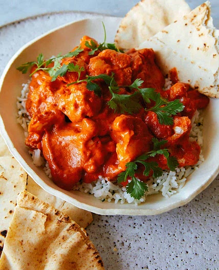 Indian Butter Cauliflower (Cauliflower Makhani)