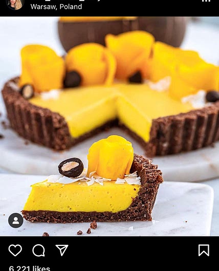 Vegan Mango Cheesecake